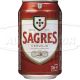 BIERE BLONDE SAGRES CANNETTE 33CL